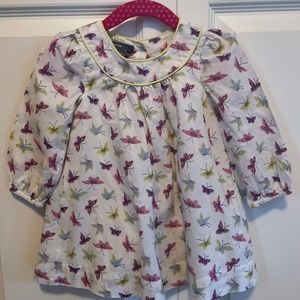 Gap dress with butterflies,  size 12-18 months.